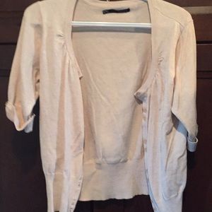Maurice’s tan cardigan size xl